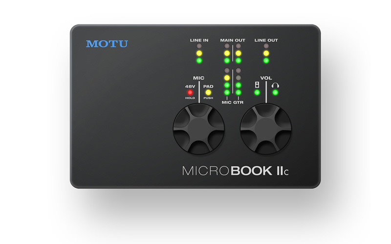MOTU MICROBOOK 2 オーディオインターフェース