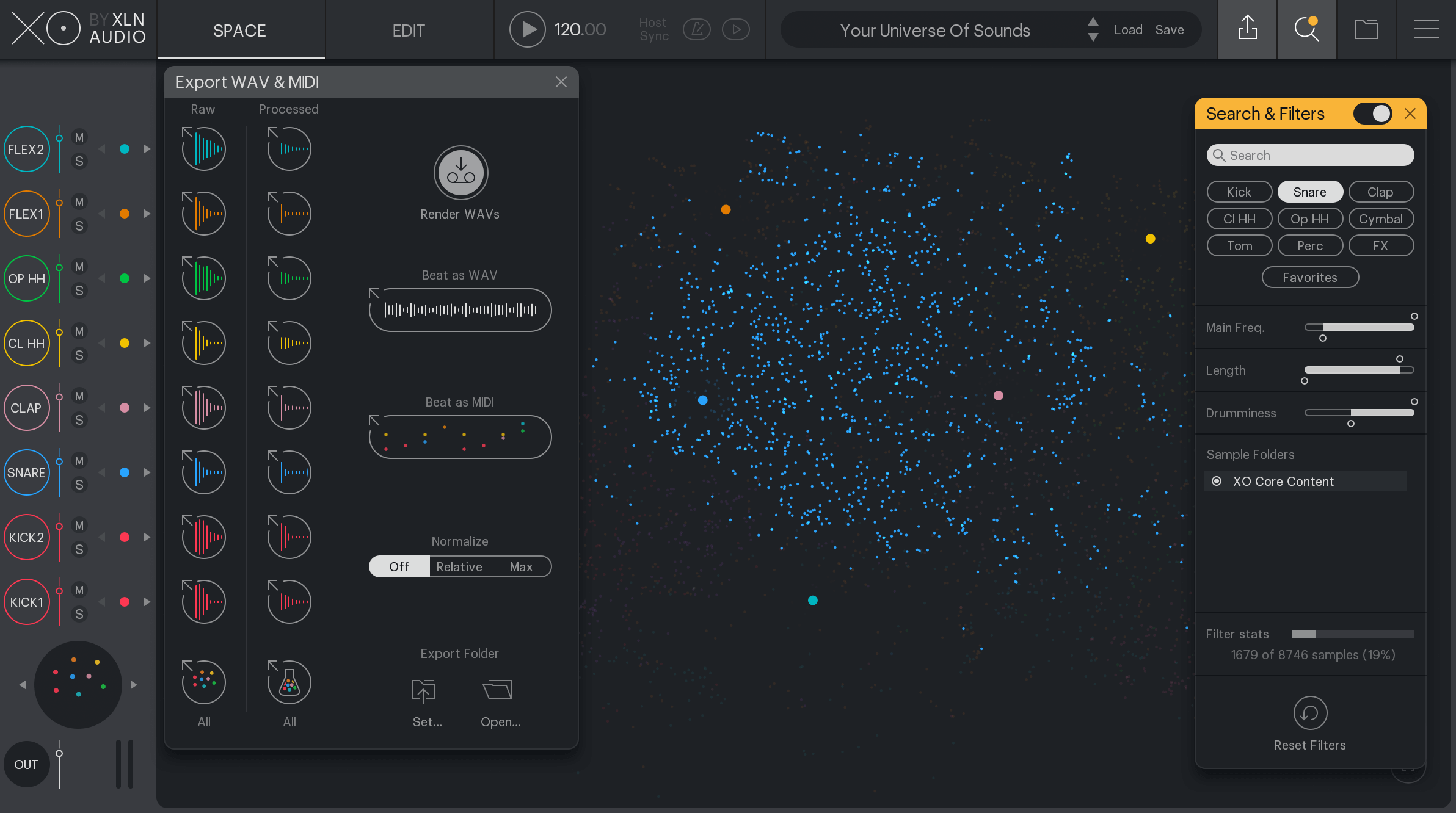 EXPORT SEARCH FILTER