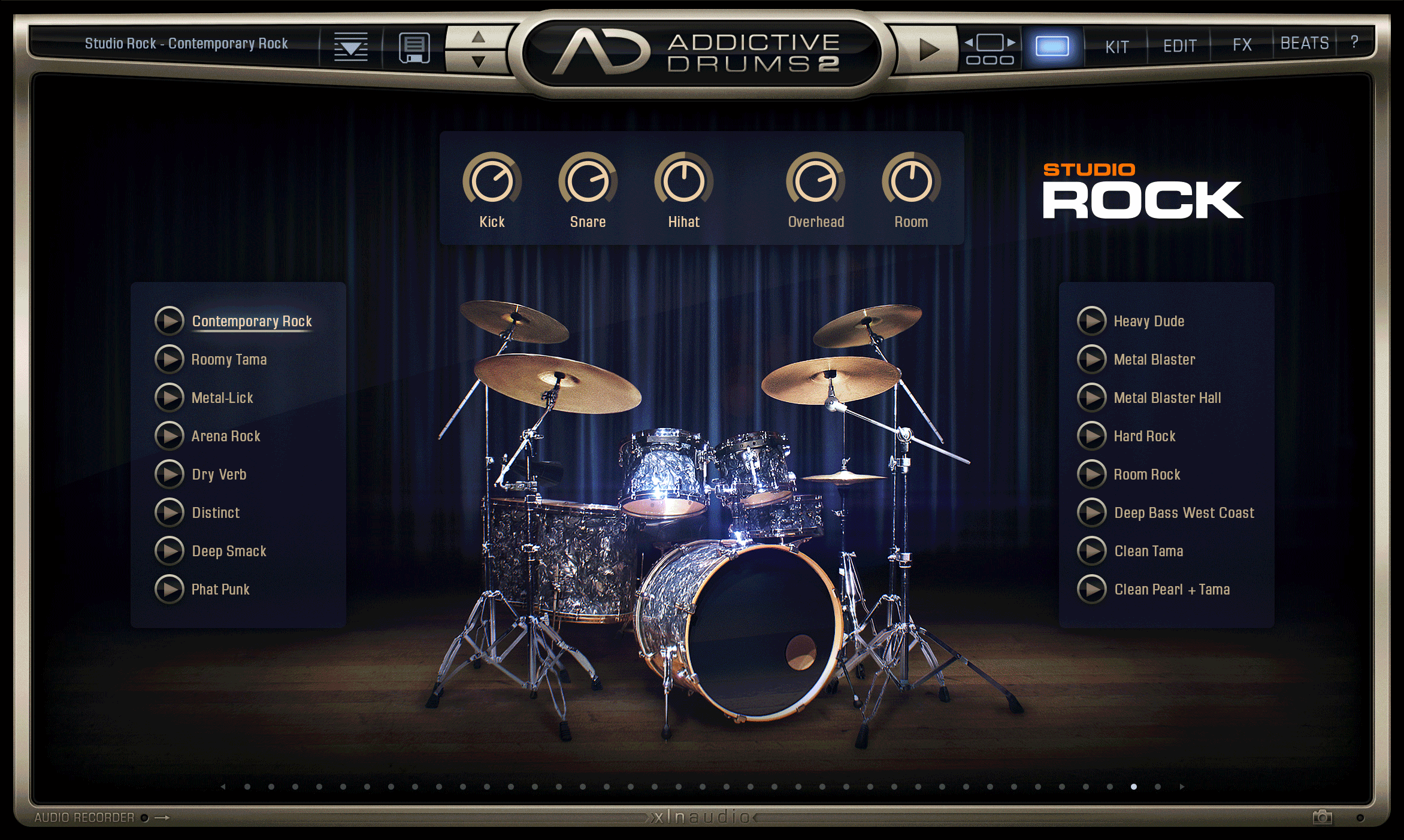 ADpak Studio Rock - XLN Audio | 株式会社ハイ・リゾリューション