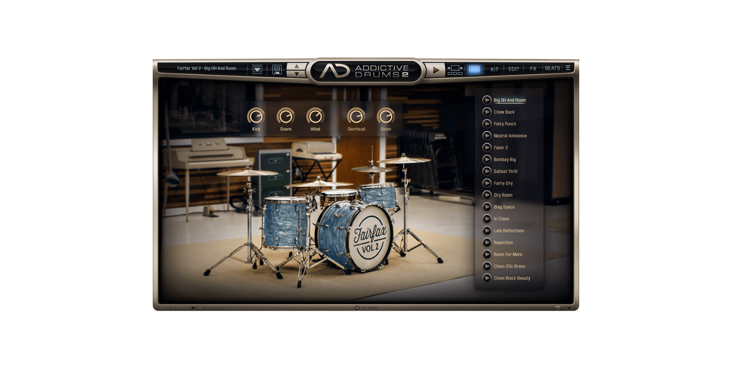 公式サイト xln audio/Addictive Drums 2: Classic Rock Collection