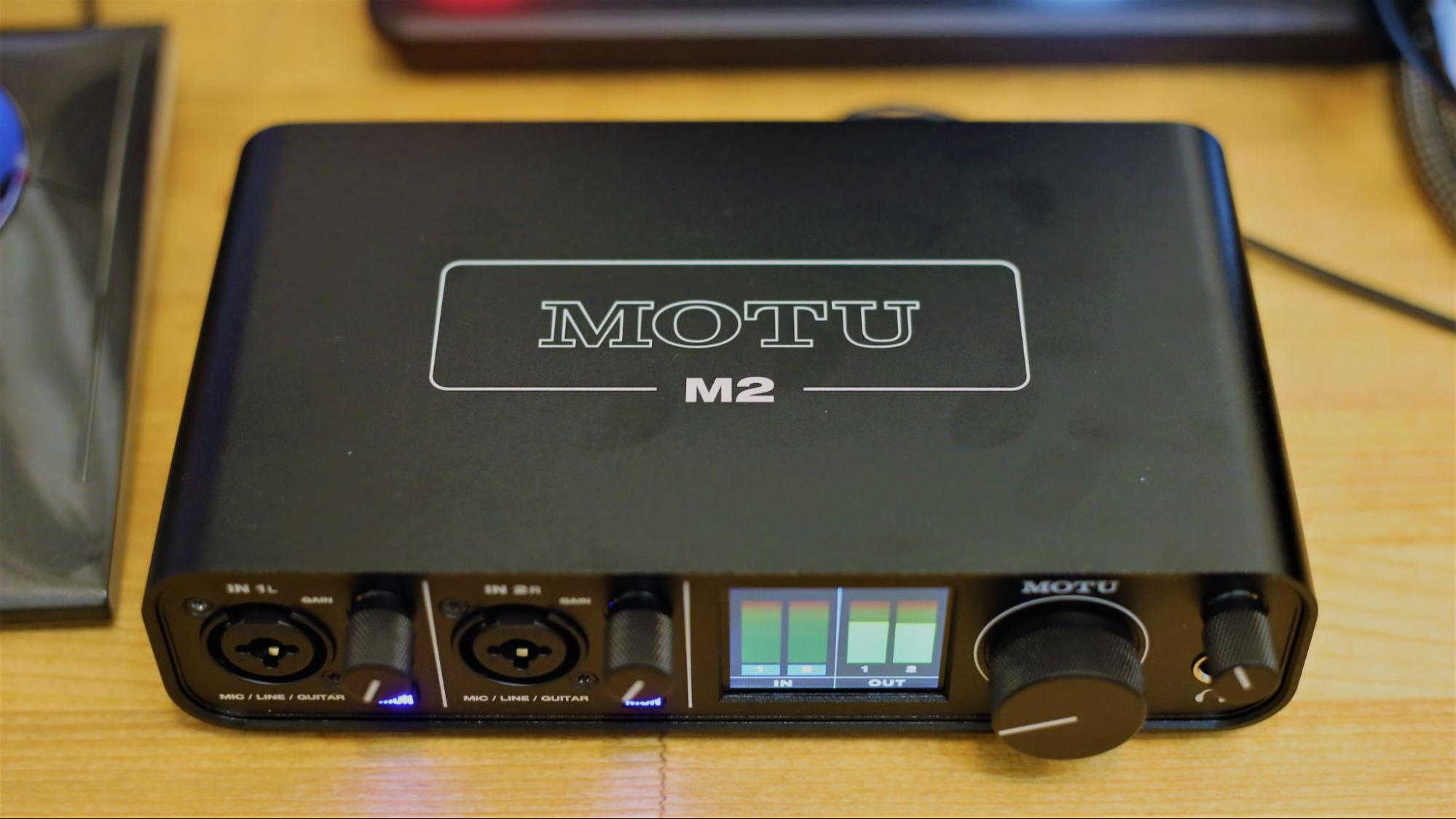 【好評大人気】□　極美品　MOTU(モツ) M2 オーディオインターフェース