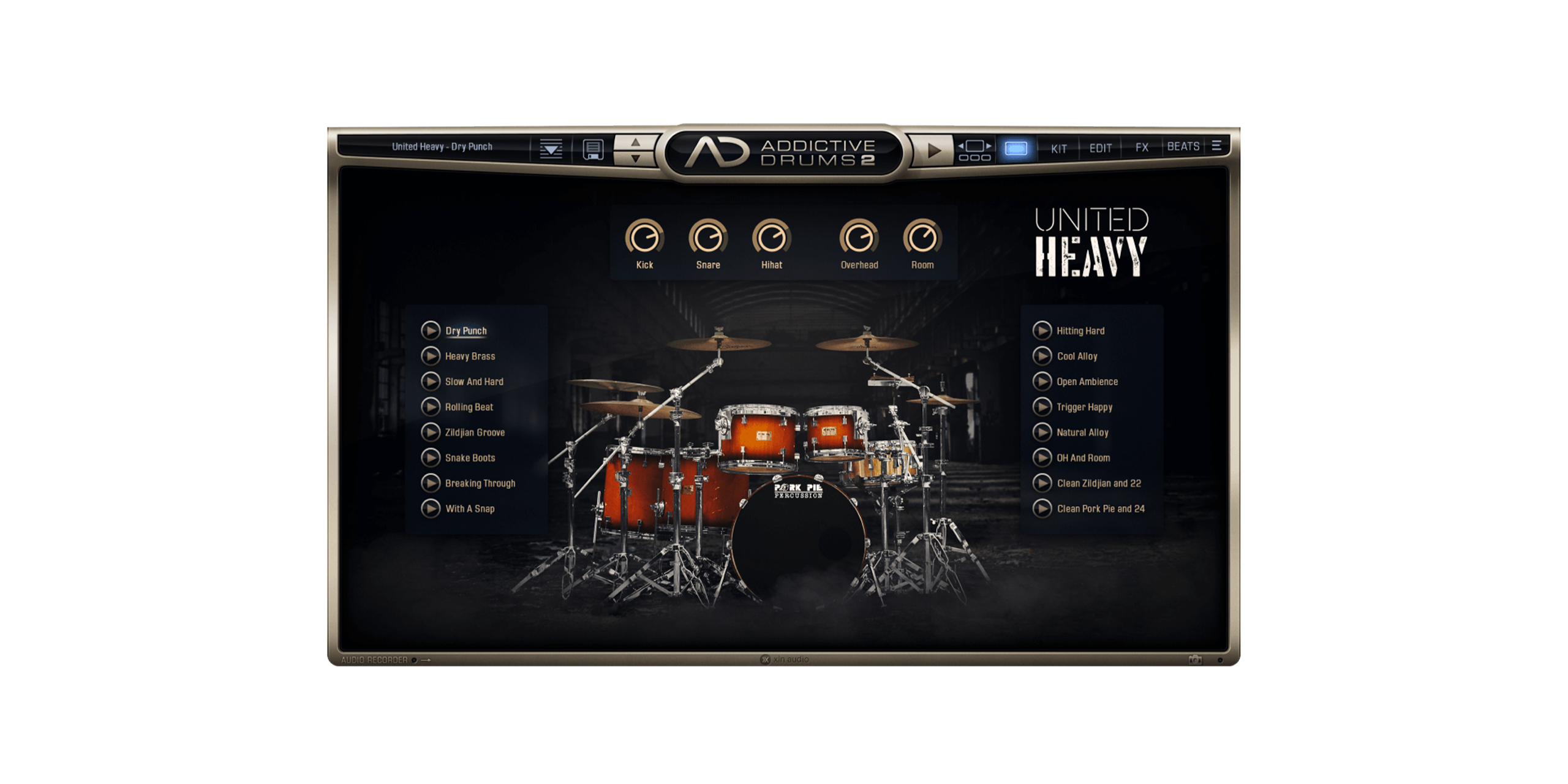 Addictive Drums 2 : Heavy Rock Collection - XLN Audio | 株式会社